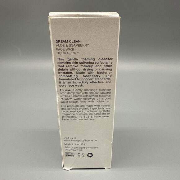 LimeLife by Alcone Dream Clean Face Cleanser 4oz Aloe Normal Oily Skin - Picture 2 of 3